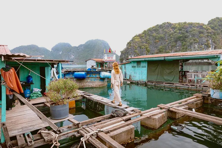 Cua Van Village in halong bay